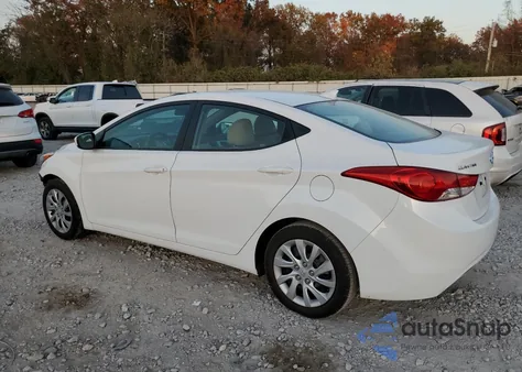 2011 Hyundai Elantra Gls from USA, damaged, VIN 5NPDH4AE0BH016653